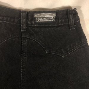 ROCKY MOUNTAIN black denim jeans cut 7233 28/36 7
